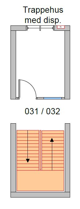 032 Modul trappehus TEK17